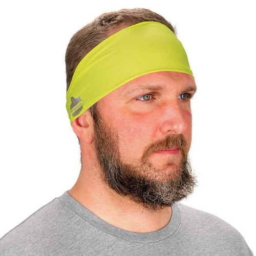 Ergodyne 6634 Lime Cooling Headband Performance Knit Case Of 6 12703