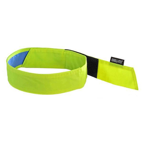 Ergodyne 6705ct Lime Cooling Bandana Headband Pva Hl Case Of 6 12576
