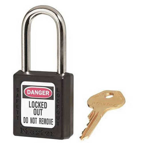 Master Lock Black Safety Lockout Padlock 410BLK