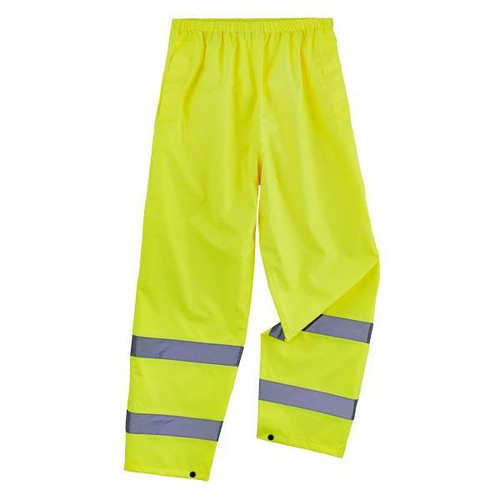 Ergodyne 8916 S Lime Class E Lightweight Hi-Vis Rain Pants 25342