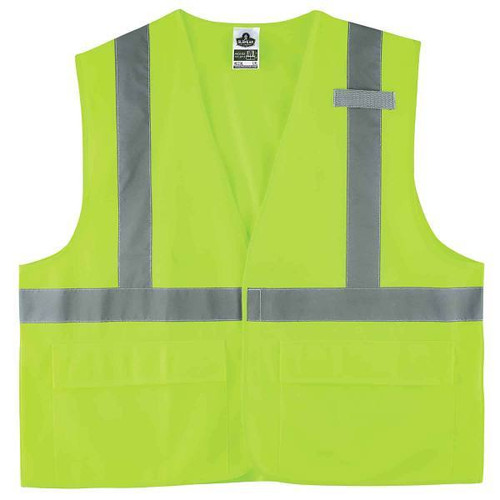 Ergodyne 8225hl L/XL Lime Class 2 Standard Solid Vest - Hl 21185