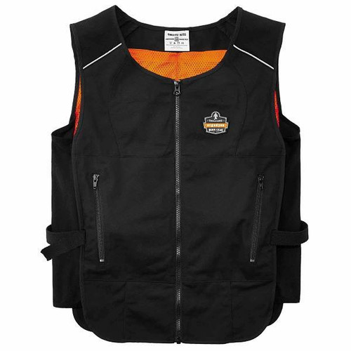 Ergodyne 6255 2xl/3xl Black Lightweight Phase Change Cooling - Vest Only 12124
