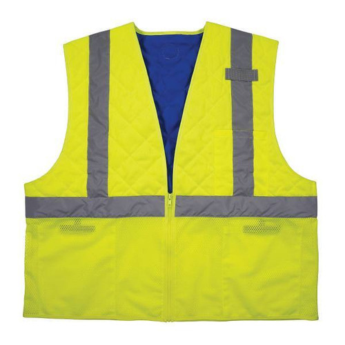 Ergodyne 6668 XL Lime Class 2 Hi-Vis Safety Cooling Vest 12715