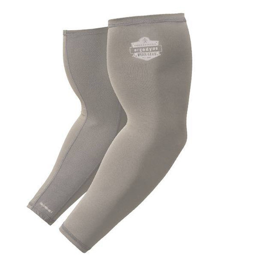 Ergodyne 6690 L Gray Cooling Arm Sleeves Performance Knit Pair 12188