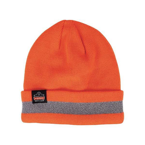 Ergodyne 6803 One Size Orange Reflective Winter Hat 16865