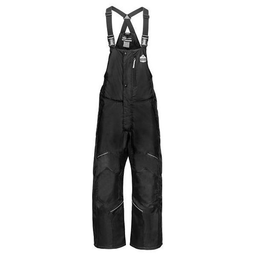 Ergodyne 6472 L Black Thermal Bib 300d Oxford Shell 41224