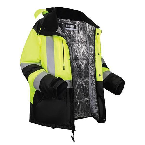 Ergodyne 8390 M Lime Hi-Vis Jacket - Heat Reflective Liner 25723