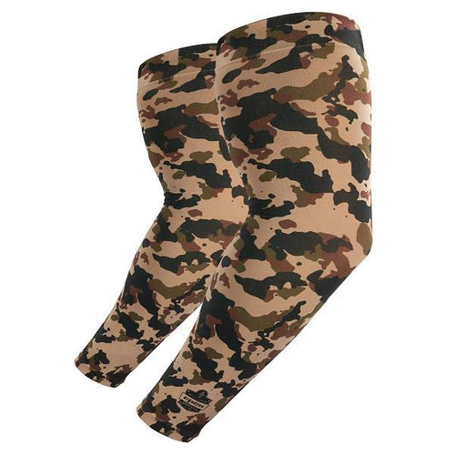 Ergodyne 6695 M/L Camo Sun Protection Arm Sleeves Pair 12191