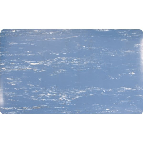 Apache Mills K-Marble 2 X 3 Ft. Anti-Fatigue Mat (Blue/White)