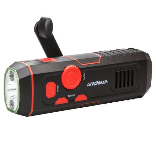 Life+gear 100 Lumen, Storm Proof Crank Radio Light