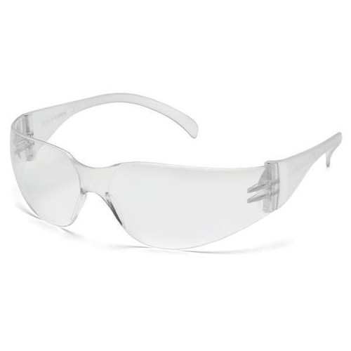 Pyramex-Intruder Safety Glasses-Clear Temples-Clear Lens Case Of 12