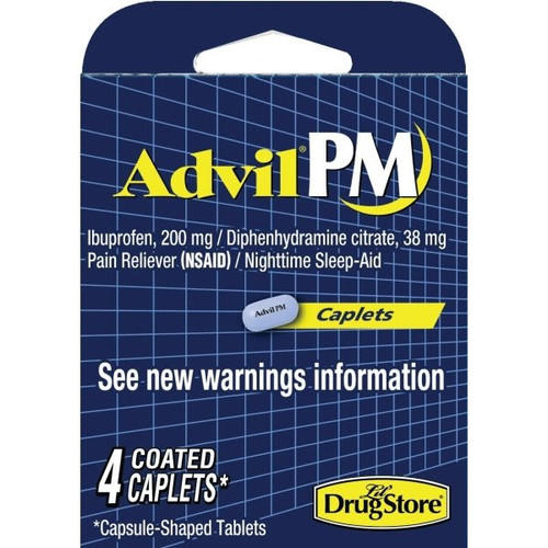 Lil' Drug Store Advil Pm 4-Count Retail Box Package Of 6