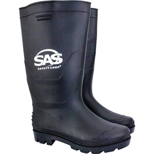 Sas Safety Corp. 16" Pvc Slicker Work Boots, Size 9