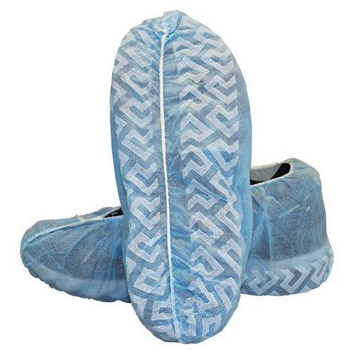 The Safety Zone Polypropylene Shoe Cover With Tread, Blue, Xl, Case Of 300