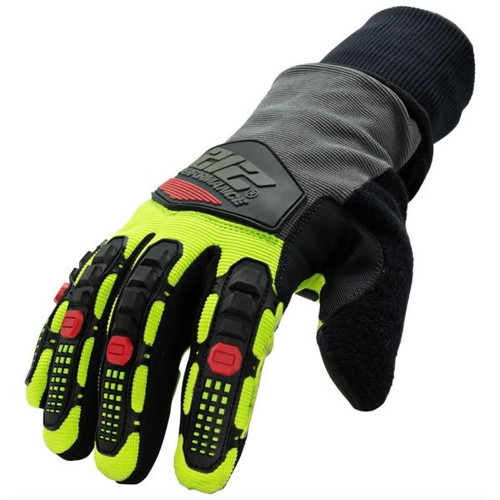 212 Performance Waterproof Impact Ansi A3 Cut Tundra Work Glove, 3x-Large, Black