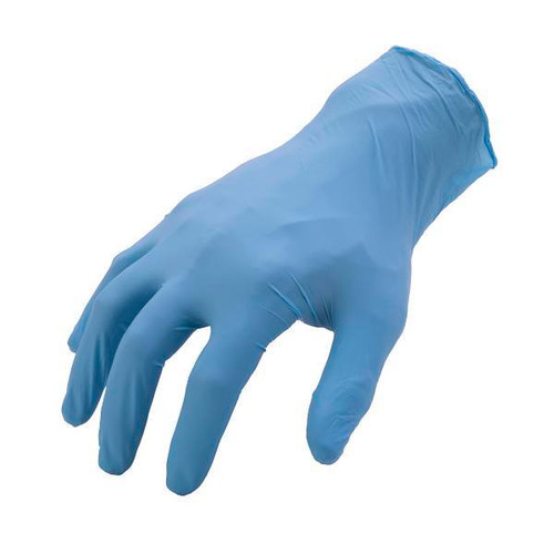212 Performance Disposable 5mil Blue Nitrile Gloves Latex Free Medium Case Of 10