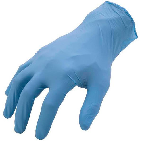 212 Performance Disposable Blue Nitrile Gloves, Latex Free, 2x-Large, 100 Count