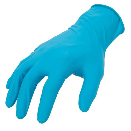212 Performance Small Blue Nitrile Gloves,8mil, Ind Grade, Package Of 100