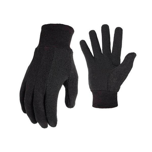 Awp Brown Jersey With Mini Dots Grip Work Gloves - Large