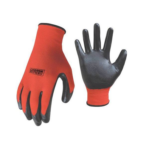 Grease Monkey Nitrile Coated Work Gloves Large Package Of 10