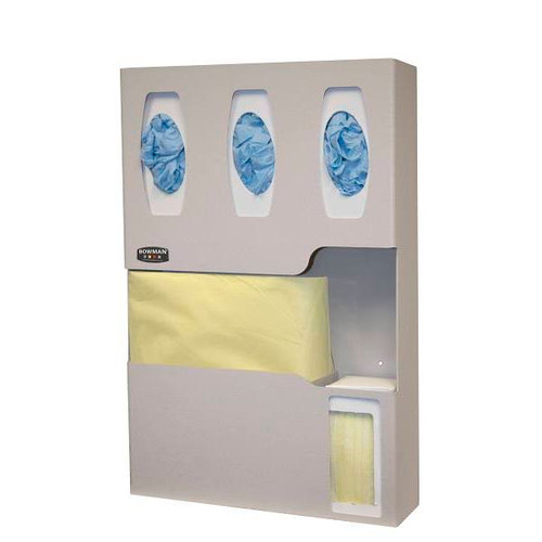 Bowman Dispensers Protective Wear Organizer Quartz Beige Abs Plastic LD-007