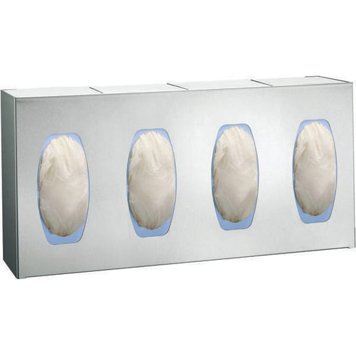 American Specialties Surface Mounted Surgical Glove Dispenser For 4 Boxes