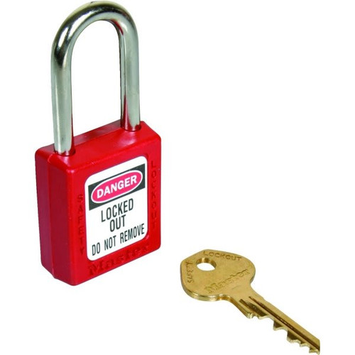 Master Lock 1-3/4" Dedicated Safety Lockout Padlock, Keyed Alike