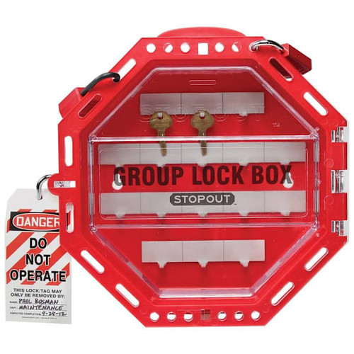 Accuform Large Look 'N Stop Group Lock Box