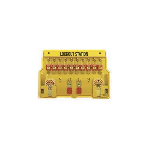 Ideal 10-Lock-Complete Lockout/Tagout Station