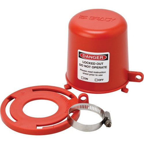 Brady Plug Valve Lockout Stem Diameter Range 1.75, To 2.125 In