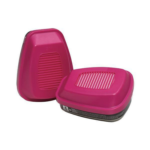 3m Performance Replacement Cartridge For Respirator, Ov/P100, Case Of 5