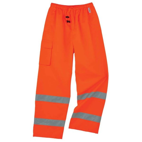 Ergodyne 8915 L Orange Supplemental Class E Rain Pants