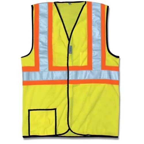 Occunomix Medium Yel Lite Mesh Vest Hook Loop
