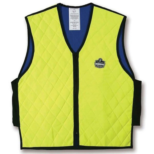 Ergodyne 6665 Evaporative Cooling Vest, Lime, 2xl