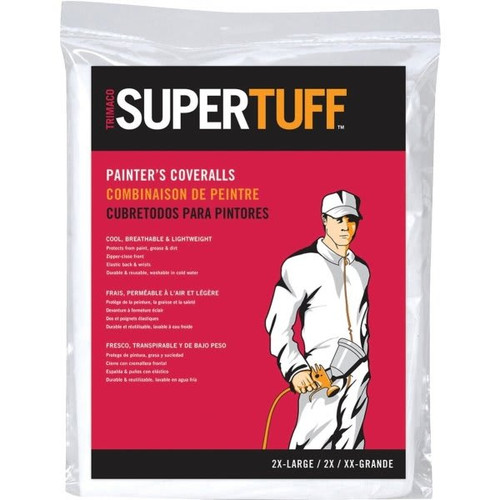 Trimaco 09907 Xxl Pro Painters Coveralls, Case Of 12