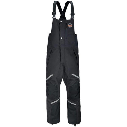 Ergodyne N-Ferno 6471 Thermal Bibs/Overalls, Black, M