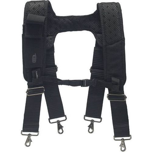 Bucket Boss Adjustable Loadbear Work Suspenders (Black)