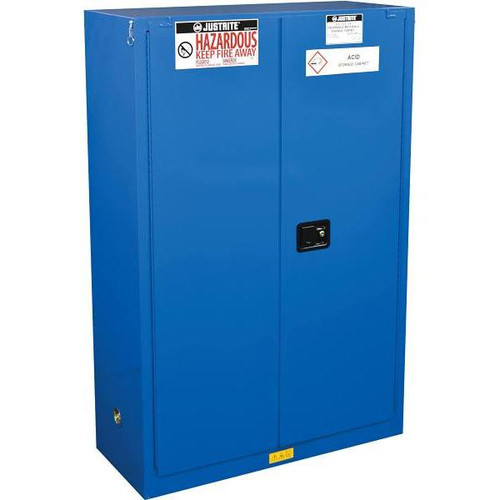 Justrite  45 Gallon Sure-Grip  Ex Hazardous Material Cabinet-Manual Closing