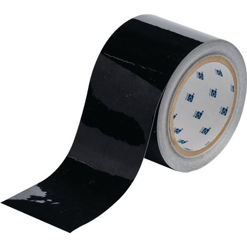 Brady Toughstripe Floor Marking Tape 3 In W Black Roll Of 100 Feet