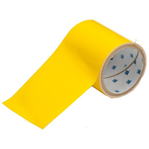 Brady Toughstripe Floor Marking Tape 4 In W Yellow Roll Of 100 Feet