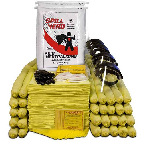Xsorb Acid Neutralizing 95 Gal Spill Response Kit
