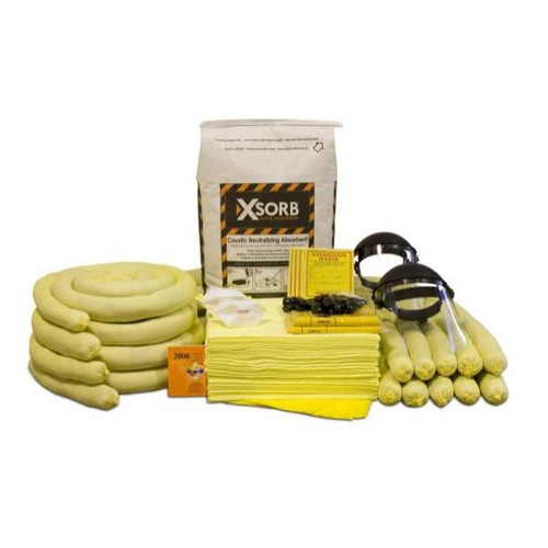 Xsorb Caustic Neutralizing 55 Gal Spill Response Kit