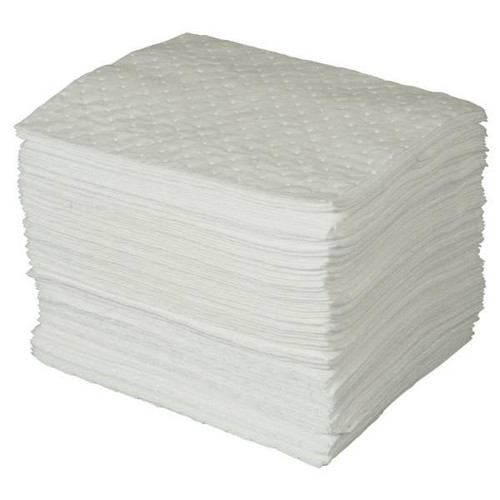 Brady Spc Oil Only Absorbent Pads Absorbency Capacity 30 Gallon Package Of 100
