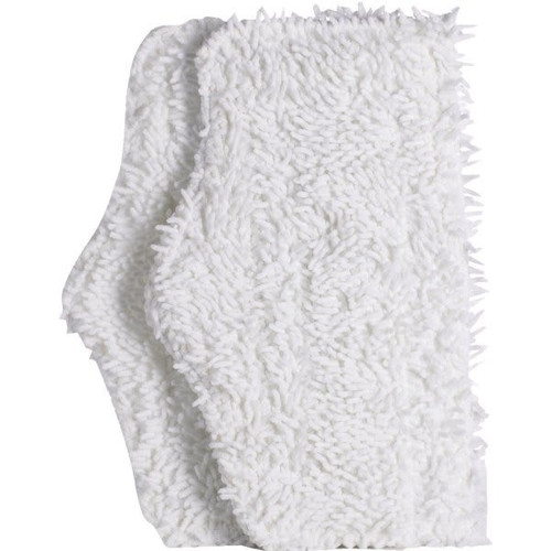 Simple Scrub 10 X 5 X 10 In White Microfiber Mirror And Window Pad (2-Pack)