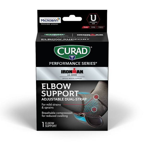 Curad Performance Series Ironman Elbow Support Adjustable Universal