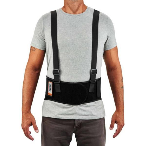 Ergodyne Proflex 1600 Standard Elastic Back Support Brace, Black, 3xl