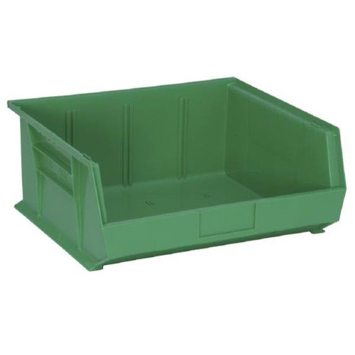 Quantum Storage Systems Green 14-3/4 X 16-1/2 X 7 In Stack And Hang Bin Package Of 6