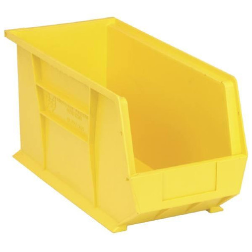 Quantum Storage Systems Yellow 18 X 8-1/4 X 9 In Ultra Stack And Hang Bin Package Of 6