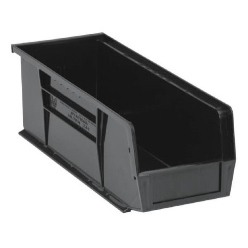 Quantum Storage Systems Black 14-3/4 X 5-1/2 X 5 In Stack And Hang Bin Package Of 12