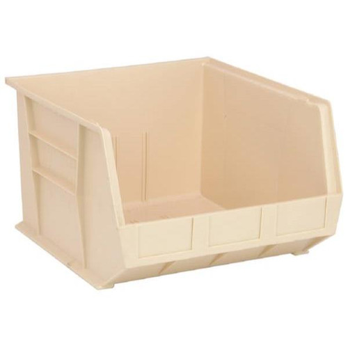 Quantum Storage Systems Ivory 18 X 16-1/2 X 11 In Ultra Stack And Hang Bin Package Of 3